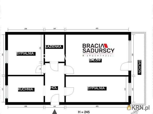 Mieszkanie  na sprzedaż, 3 pokojowe, Kraków, Bieńczyce, ul. Niepodległości