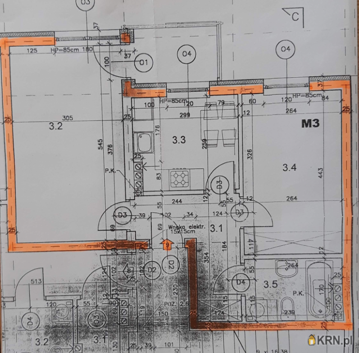 2 pokojowe, Mieszkanie  do wynajęcia, Kraków, Dębniki, ul. 