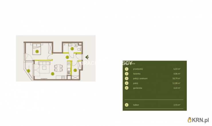 Mieszkanie  na sprzedaż, 2 pokojowe, Kraków, Prądnik Biały, ul. Imbramowska