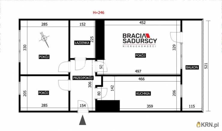 Kraków, Bieńczyce, ul. Wysokie, Mieszkanie  do wynajęcia, 3 pokojowe