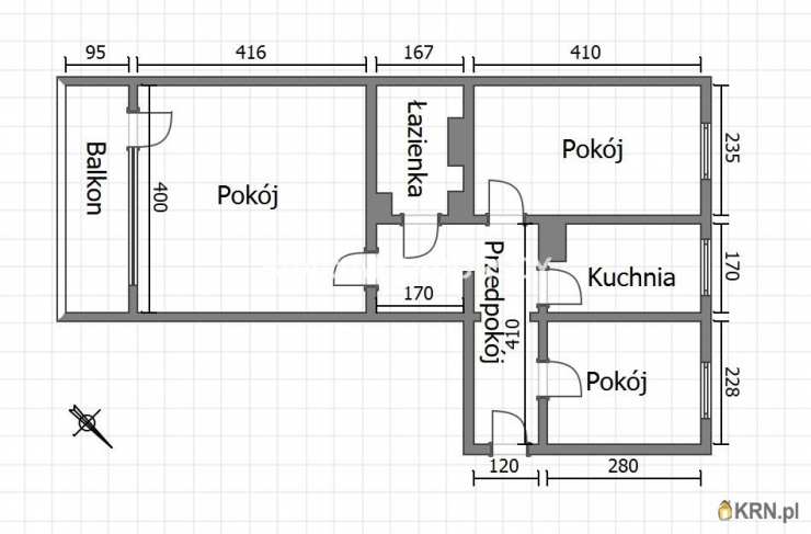 Mieszkanie  na sprzedaż, Kraków, Mistrzejowice, ul. Piastów, 3 pokojowe