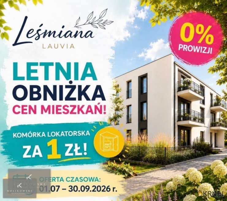 Mieszkanie  na sprzedaż, Namysłów, ul. B. Leśmiana, 2 pokojowe