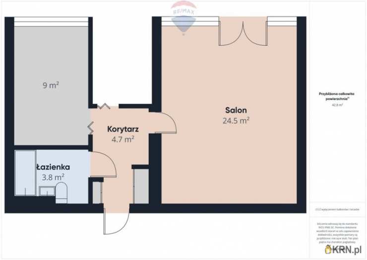 2 pokojowe, Szczecin, Niebuszewo, ul. , Mieszkanie  na sprzedaż