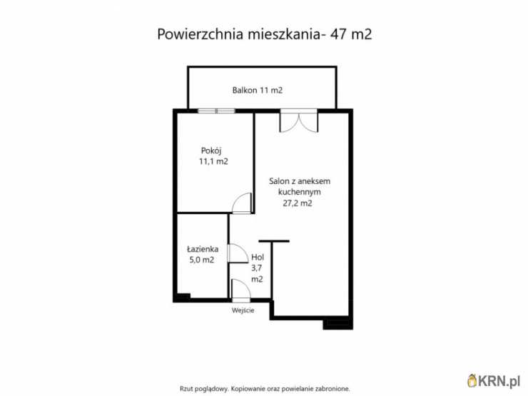 2 pokojowe, Warszawa, Wilanów, ul. Zdrowa, Mieszkanie  na sprzedaż