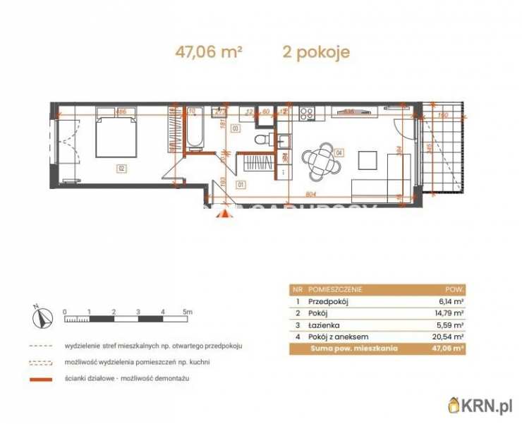 Katowice, ul. Ceglana, Mieszkanie  na sprzedaż, 2 pokojowe