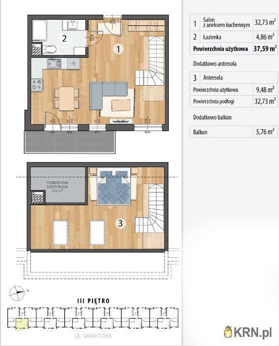 2 pokojowe, Smolec, ul. , Mieszkanie  na sprzedaż