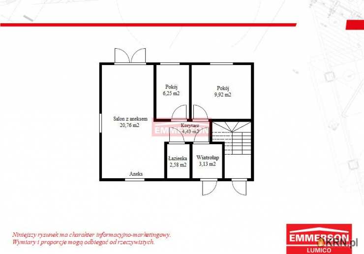 Kłaj, ul. , 3 pokojowe, Mieszkanie  na sprzedaż