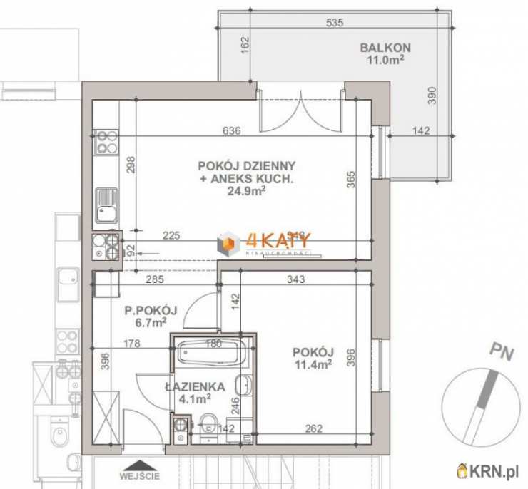 Mieszkanie  na sprzedaż, Łężyca, ul. , 2 pokojowe