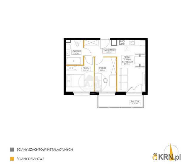 Mieszkanie  na sprzedaż, Wrocław, Fabryczna/Maślice, ul. Rędzińska, 3 pokojowe