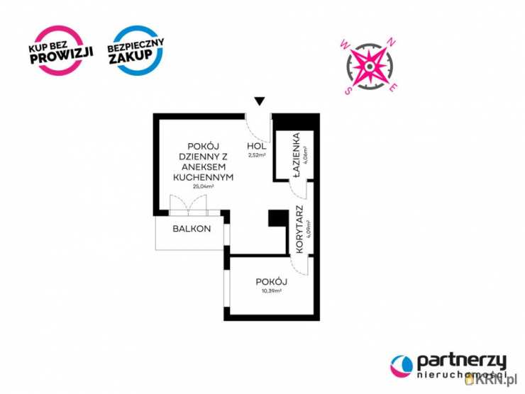 Mieszkanie  na sprzedaż, Gdańsk, Wrzeszcz Dolny, ul. , 2 pokojowe