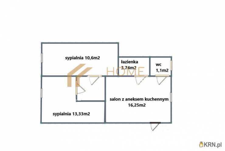 Koźliny, ul. , 3 pokojowe, Mieszkanie  na sprzedaż