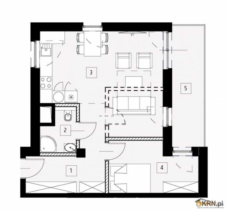 Agencja Obrotu Nieruchomościami Domnet Plus, Mieszkanie  na sprzedaż, Katowice, Ligota-Panewniki/Ligota, ul. 