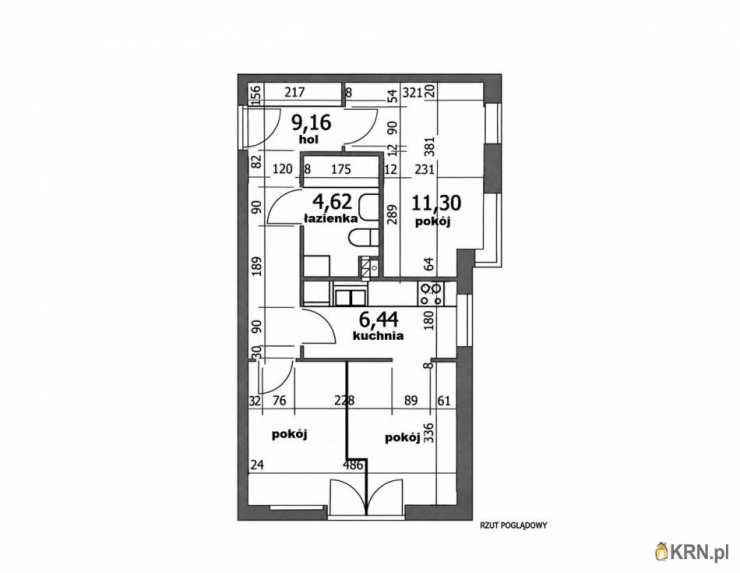3 pokojowe, Kraków, Grzegórzki, ul. B. Zaleskiego, Mieszkanie  na sprzedaż