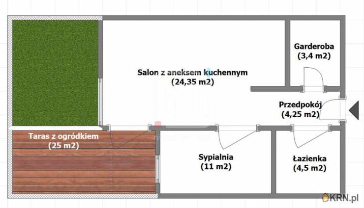 Mieszkanie  na sprzedaż, 2 pokojowe, Warszawa, Białołęka/Grodzisk, ul. Głębocka