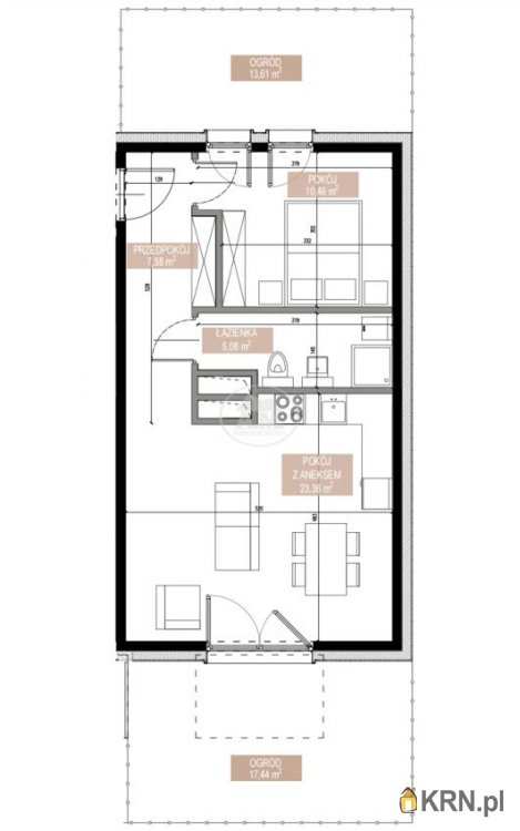 Mieszkanie  na sprzedaż, Wrocław, Krzyki/Gaj, ul. Świeradowska, 2 pokojowe