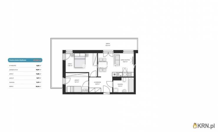 Kraków, Wzgórza Krzesławickie, ul. Polskich, Mieszkanie  na sprzedaż, 3 pokojowe