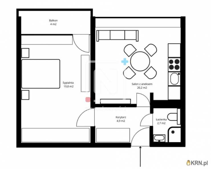 Warszawa, Praga Południe/Saska Kępa, ul. Stanów Zjednoczonych, Mieszkanie  na sprzedaż, 2 pokojowe