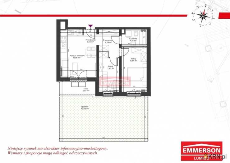 3 pokojowe, Mieszkanie  na sprzedaż, Kraków, Podgórze Duchackie, ul. 
