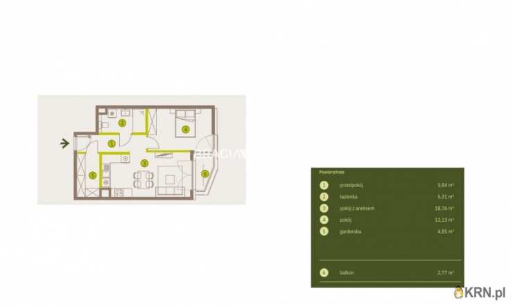 Kraków, Prądnik Biały, ul. Imbramowska, Mieszkanie  na sprzedaż, 2 pokojowe