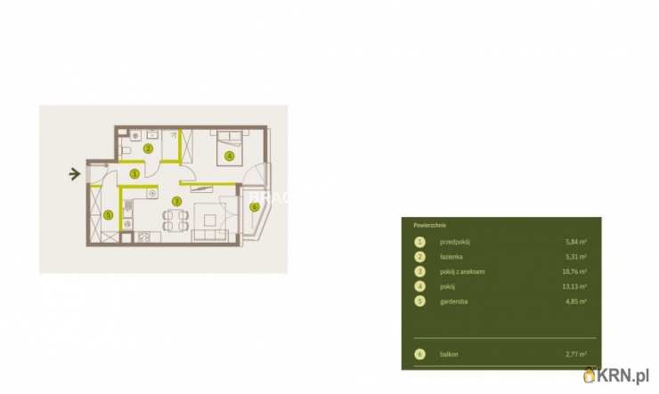 Mieszkanie  na sprzedaż, 2 pokojowe, Kraków, Prądnik Biały, ul. Imbramowska