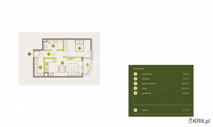 Kraków, Prądnik Biały, ul. Imbramowska, Mieszkanie  na sprzedaż, 2 pokojowe