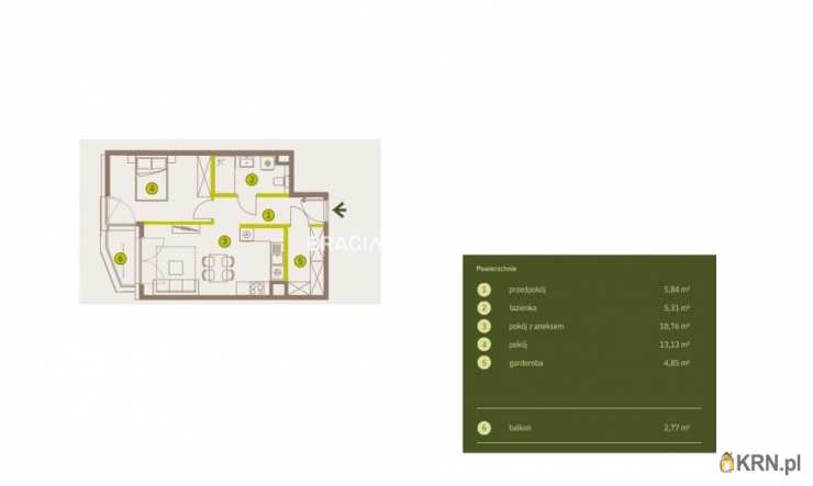 Kraków, Prądnik Biały, ul. Imbramowska, Mieszkanie  na sprzedaż, 2 pokojowe