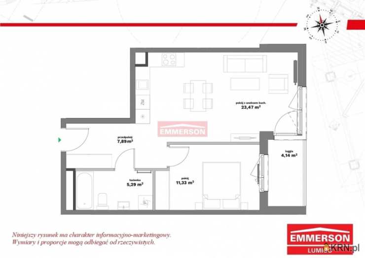 Kraków, Bronowice, ul. , 2 pokojowe, Mieszkanie  na sprzedaż