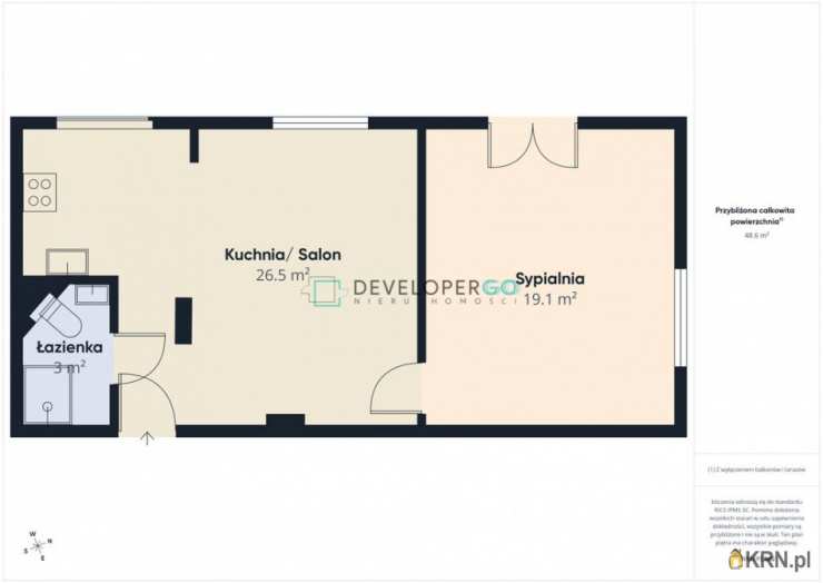 2 pokojowe, Mieszkanie  do wynajęcia, Białystok, Centrum, ul. 