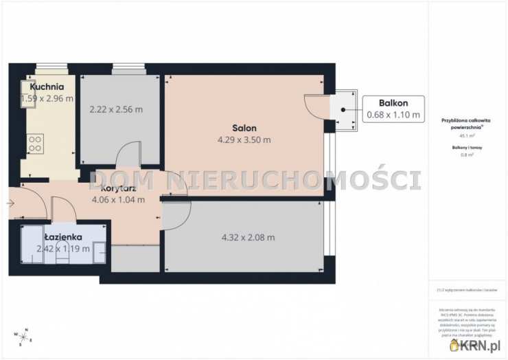 3 pokojowe, Mieszkanie  na sprzedaż, Olsztyn, Zatorze, ul. Tczewska