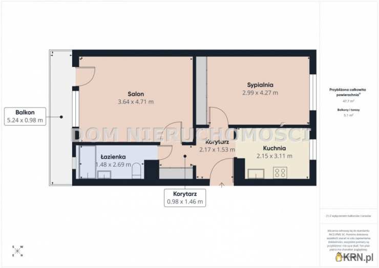 Olsztyn, Jaroty, ul. E. Mroza, Mieszkanie  na sprzedaż, 2 pokojowe