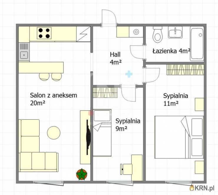 3 pokojowe, Mieszkanie  na sprzedaż, Warszawa, Śródmieście, ul. Grzybowska