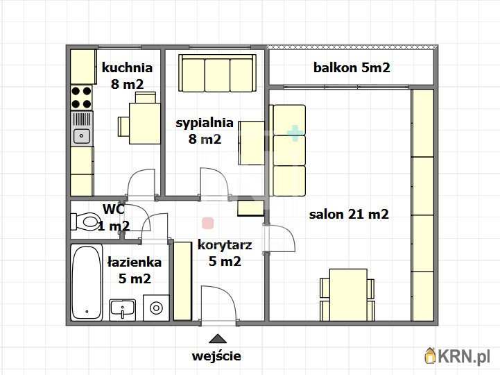 Warszawa, Mokotów/Stegny, ul. Nicejska, 2 pokojowe, Mieszkanie  na sprzedaż