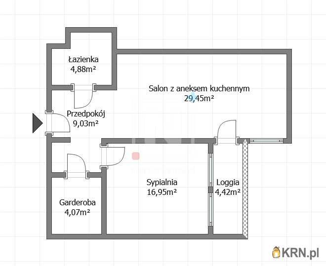 2 pokojowe, Mieszkanie  na sprzedaż, Warszawa, Białołęka/Szamocin, ul. Odłogi