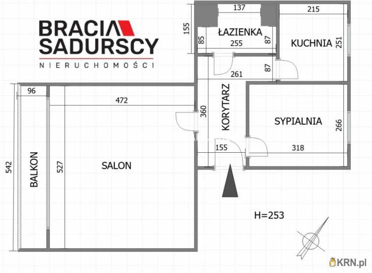 BRACIA SADURSCY NIERUCHOMOŚCI ODDZIAŁ BS5 NOWA HUTA, Mieszkanie  na sprzedaż, Skawina, ul. Bukowska