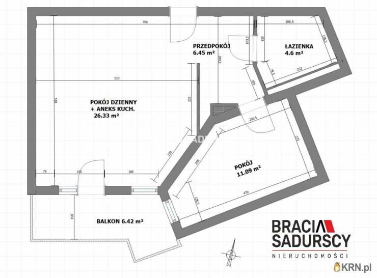 Kraków, Bieżanów-Prokocim/Rżąka, ul. L. Rydygiera, Mieszkanie  na sprzedaż, 2 pokojowe