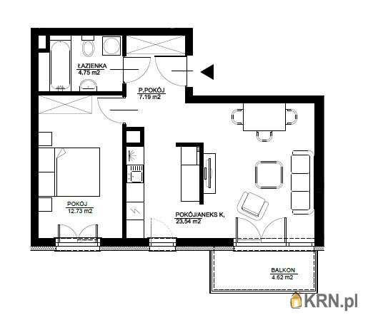 Mieszkanie  do wynajęcia, 2 pokojowe, Kraków, Bronowice, ul. S. Przybyszewskiego