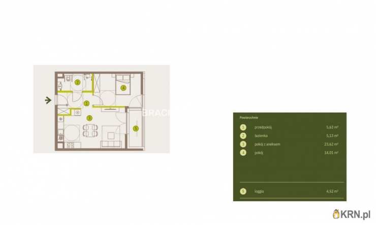 Kraków, Prądnik Biały, ul. Imbramowska, Mieszkanie  na sprzedaż, 2 pokojowe