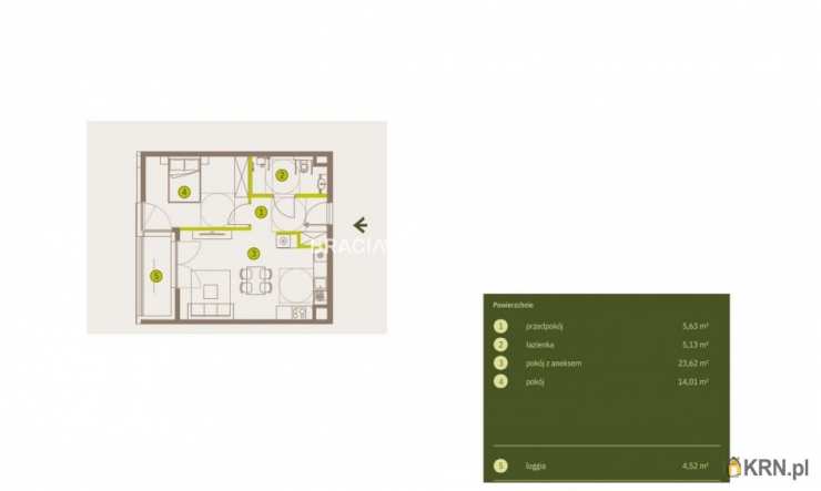 Mieszkanie  na sprzedaż, 2 pokojowe, Kraków, Prądnik Biały, ul. Imbramowska