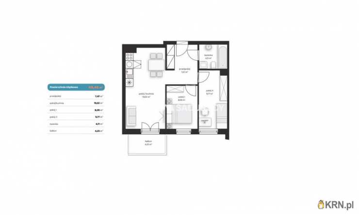 Kraków, Wzgórza Krzesławickie, ul. Polskich, Mieszkanie  na sprzedaż, 3 pokojowe