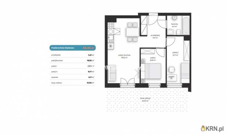 3 pokojowe, Mieszkanie  na sprzedaż, Kraków, Wzgórza Krzesławickie, ul. Polskich
