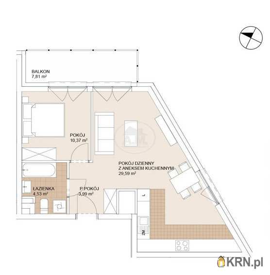 Mieszkanie  na sprzedaż, 2 pokojowe, Wrocław, Stare Miasto, ul. Gnieźnieńska