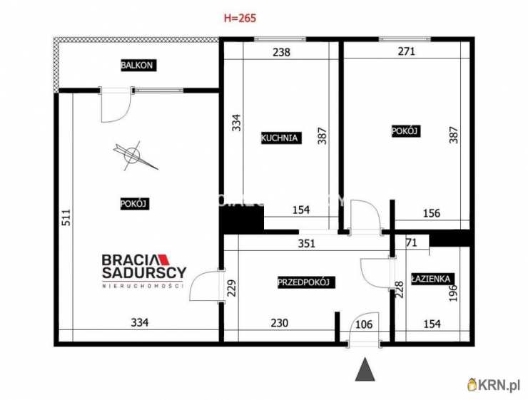 2 pokojowe, Kraków, Podgórze/Płaszów, ul. ks. I. Stoszki, Mieszkanie  na sprzedaż