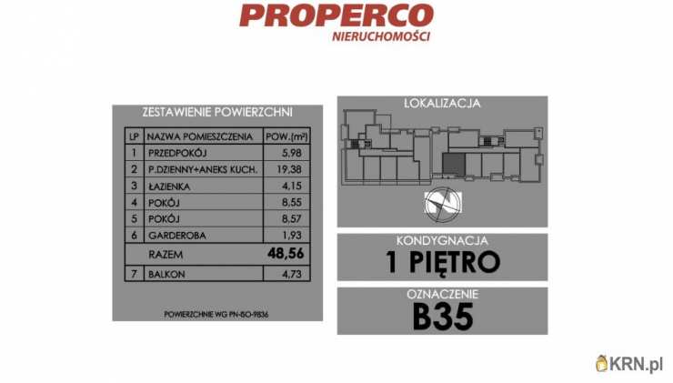 PROPERCO Sp. z o.o. Sp. k. , Mieszkanie  na sprzedaż, Skarżysko-Kamienna, ul. Żeromskiego