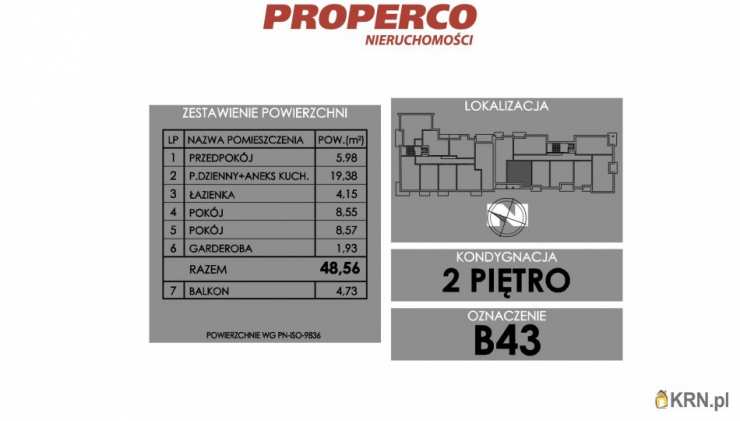 PROPERCO Sp. z o.o. Sp. k. , Mieszkanie  na sprzedaż, Skarżysko-Kamienna, ul. Żeromskiego