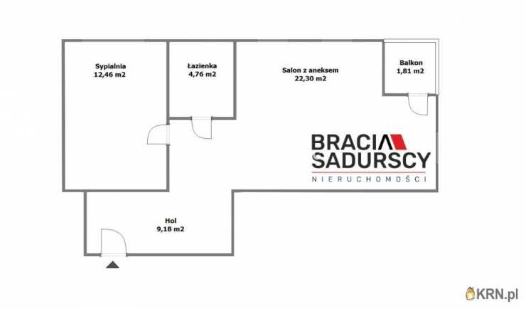 Mieszkanie  na sprzedaż, Kraków, Bieżanów-Prokocim/Złocień, ul. Półłanki, 2 pokojowe