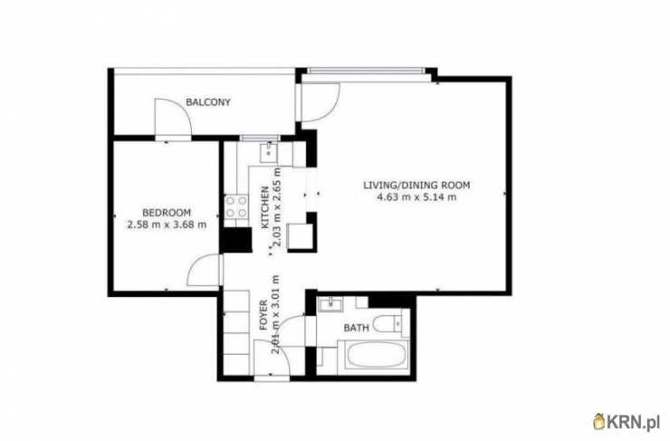 2 pokojowe, Poznań, Stare Miasto/Szeląg, ul. Serbska, Mieszkanie  na sprzedaż