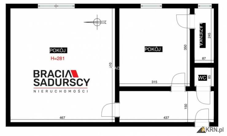 Mieszkanie  na sprzedaż, 2 pokojowe, Kraków, Stare Miasto, ul. Bosacka