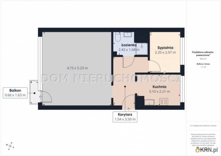 Olsztyn, Podgrodzie, ul. J. Korczaka, Mieszkanie  na sprzedaż, 2 pokojowe