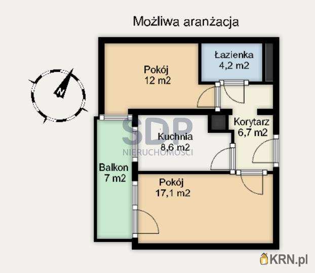 Mieszkanie  na sprzedaż, 2 pokojowe, Wrocław, Krzyki, ul. Racławicka