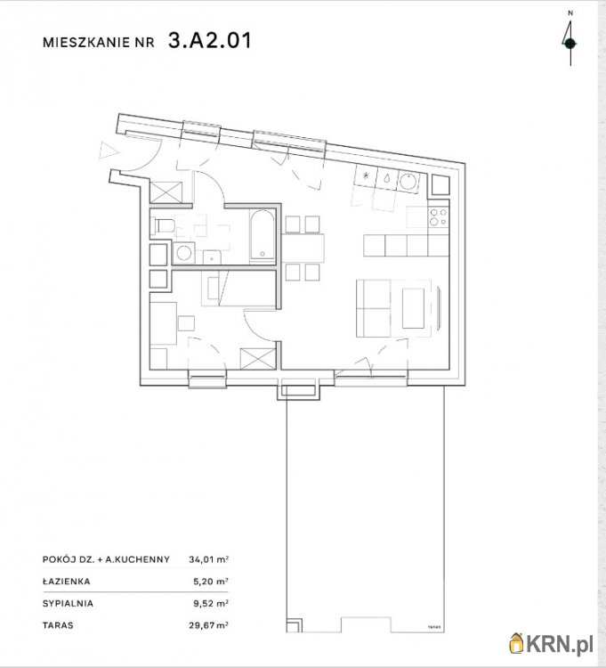 Wrocław, Fabryczna, ul. , 2 pokojowe, Mieszkanie  na sprzedaż